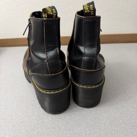 Doc Martens Womens Rometty II Chelsea Boot Black Vintage Smooth Size 10 - Picture 4 of 16